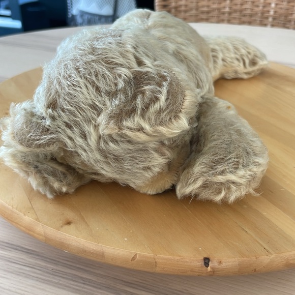 Steiff sleeping teddy bear. Vintage. Has a bell in the left paw. - Picture 2 of 6